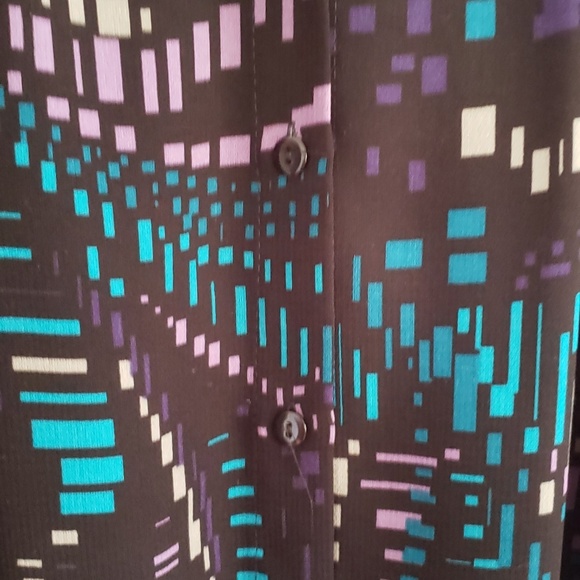 Tribal Patterned Geometric Career Button - Picture 4 of 4